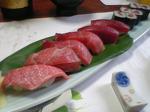 大黒寿司でマグロづくし/クリックすると大きく表示